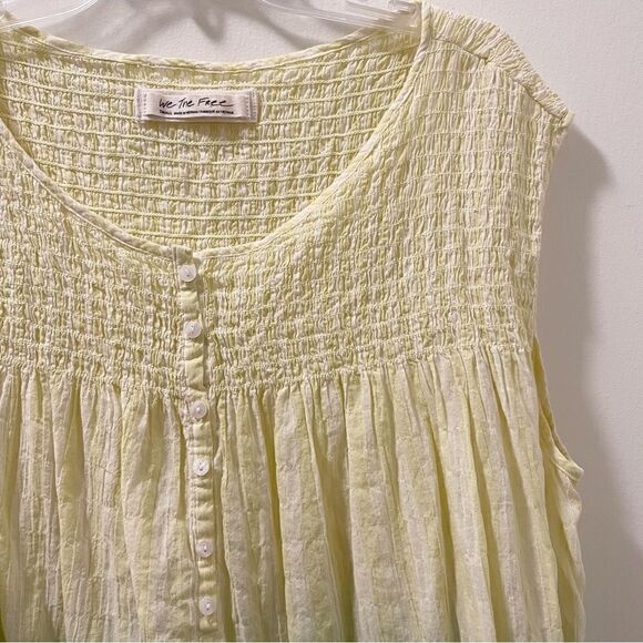 Free People | We The Free Little Bit of Something Ombre V-Neck Blouse - Size S - Picture 2 of 5